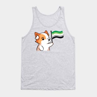 Aromantic Pride - Corgi Version Tank Top